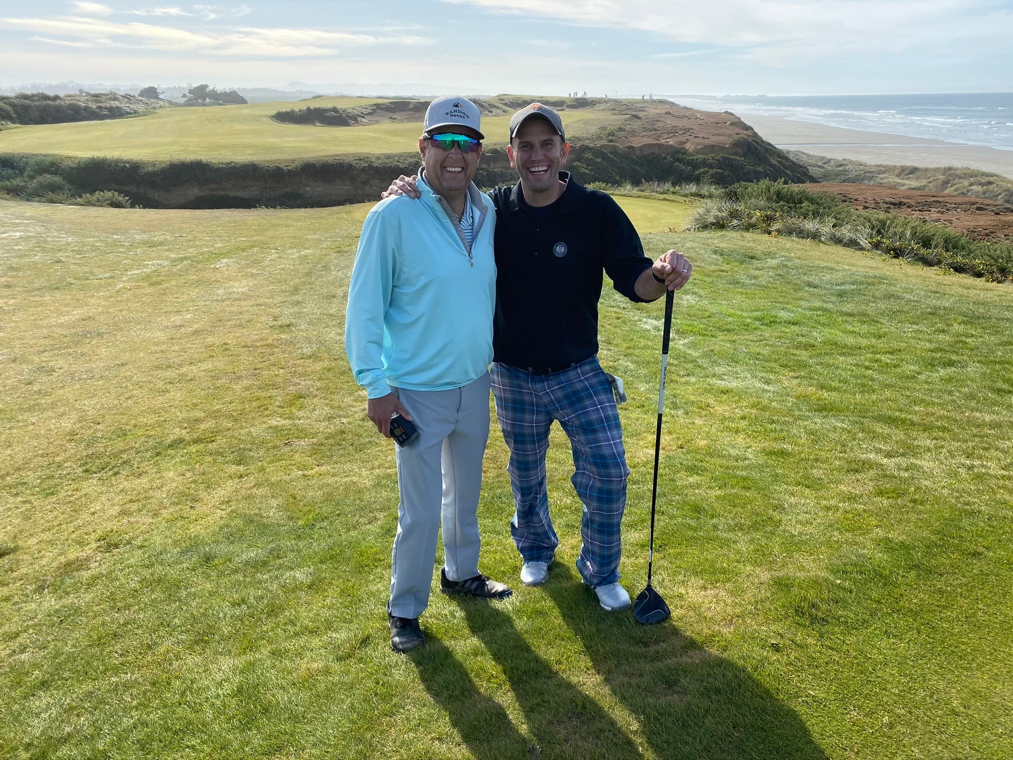 Devon with Matt McMullen at Bandon Dunes