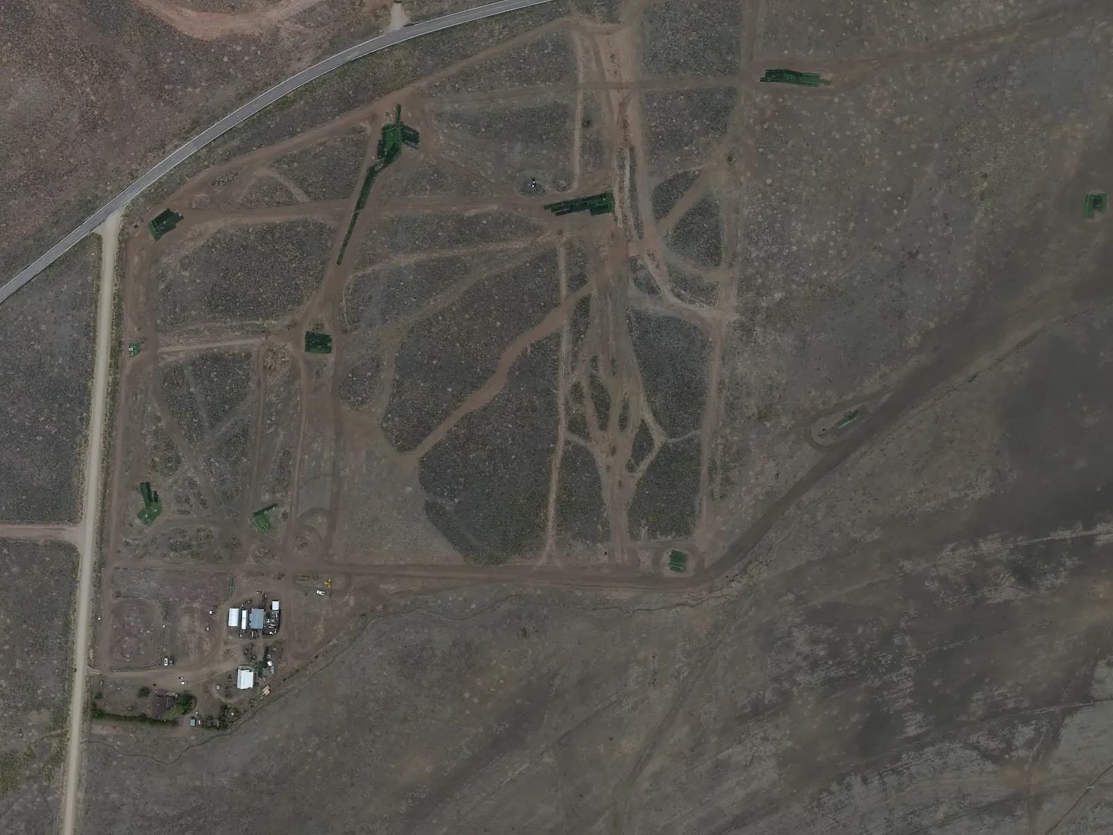 Top-down drone survey pass over the Turkey Toe grounds, captured by Mako Drone & Photo