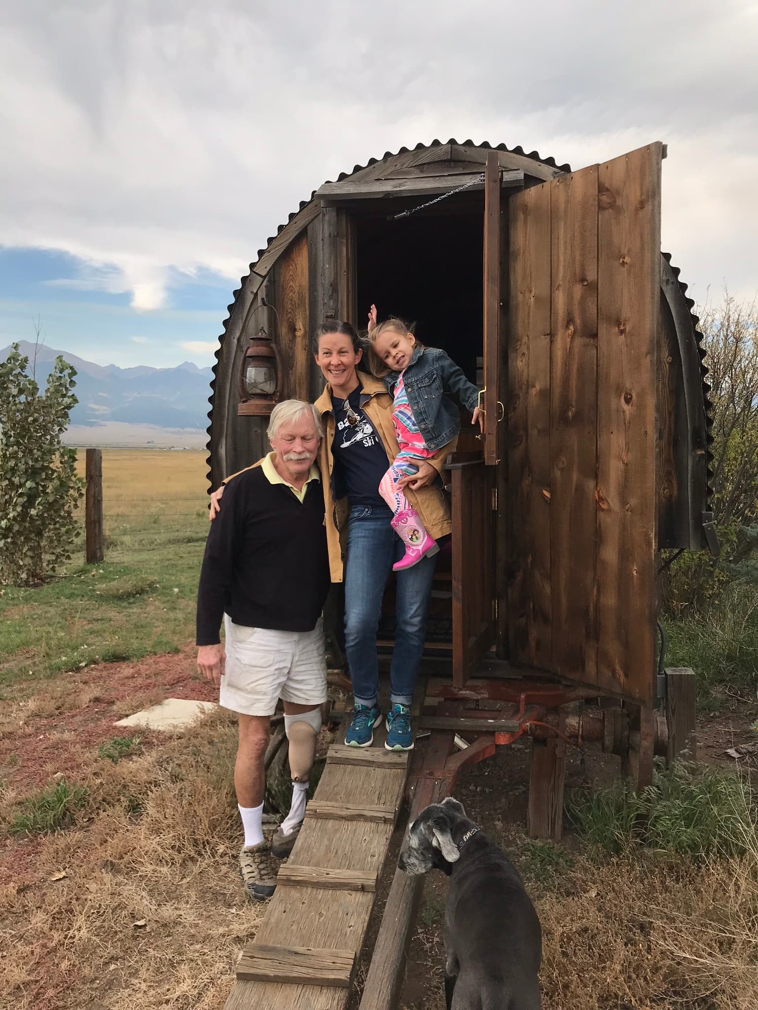 At the Sheepherder Wagon