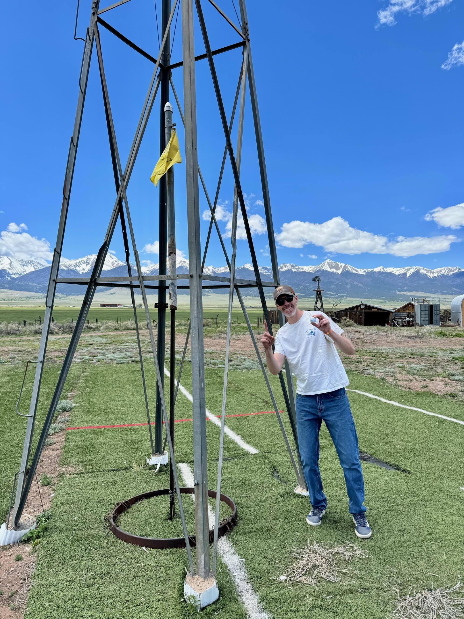 Andrew Duke first hole in 1