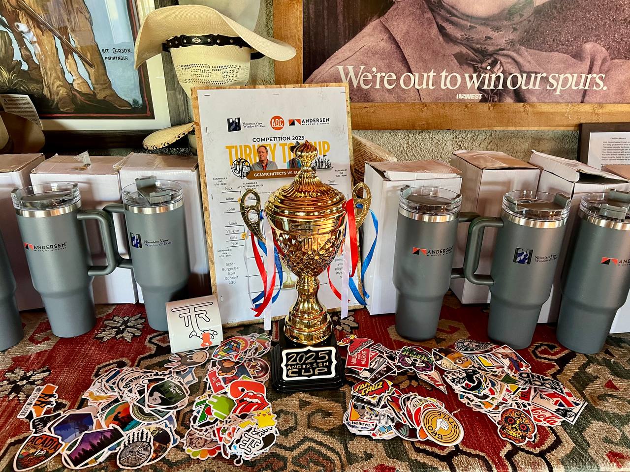 2025 Andersen Cup trophy at Turkey Toe Ranch